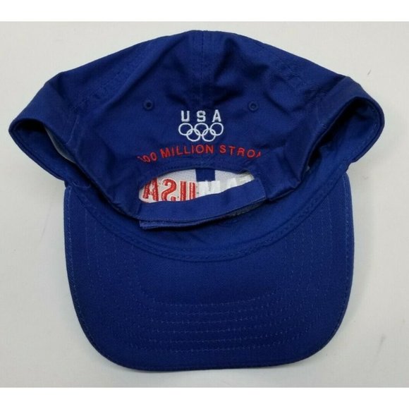 TEAM USA Olympics Baseball Cap Hat Embroidered Adjustable 300 Million Strong - Picture 5 of 5